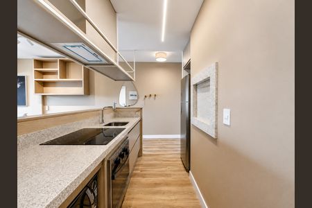 Cozinha de apartamento para alugar com 1 quarto, 42m² em Petrópolis, Porto Alegre