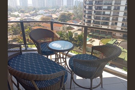 Varanda de apartamento à venda com 1 quarto, 60m² em Barra da Tijuca, Rio de Janeiro