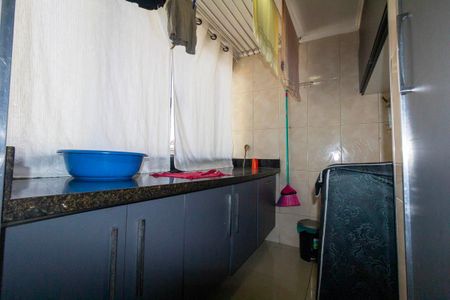 Cozinha e Área de Serviço de apartamento à venda com 3 quartos, 56m² em Conjunto Habitacional Padre Manoel de Paiva, São Paulo