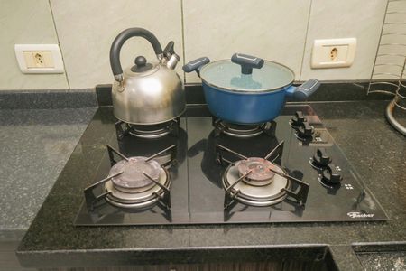 Cozinha de casa à venda com 3 quartos, 140m² em Jardim Progresso, Santo André