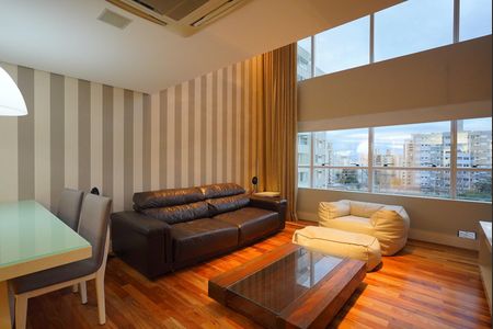 Sala de apartamento para alugar com 1 quarto, 83m² em Centro, Florianópolis
