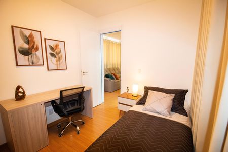 Quarto 01 de apartamento à venda com 2 quartos, 55m² em Barro Preto, Belo Horizonte