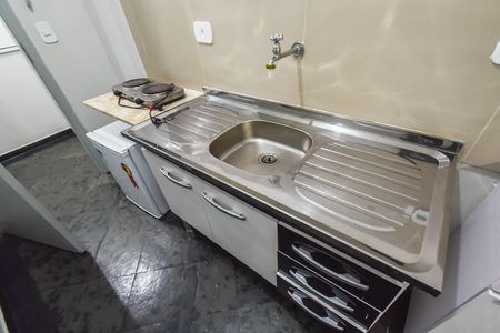 Cozinha de apartamento para alugar com 1 quarto, 50m² em Vila Mariana, São Paulo