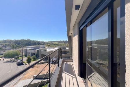Varanda da Suíte 2 de casa de condomínio à venda com 3 quartos, 420m² em Jardim Sao Marcos, Valinhos