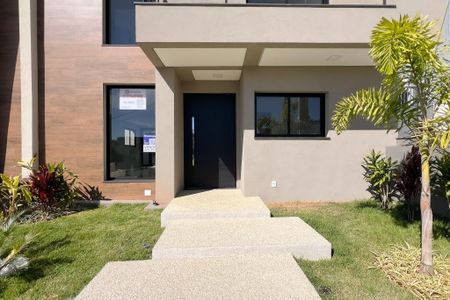 Fachada de casa de condomínio à venda com 3 quartos, 420m² em Jardim Sao Marcos, Valinhos