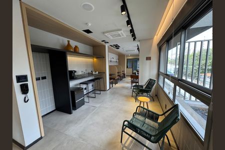 Área Comum de kitnet/studio para alugar com 1 quarto, 21m² em Campo Belo, São Paulo