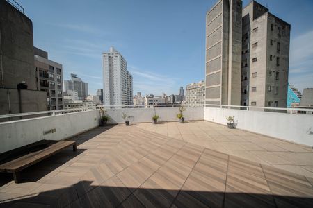 Área comum de kitnet/studio à venda com 1 quarto, 26m² em Consolação, São Paulo