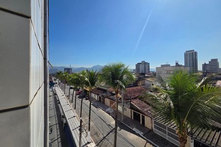 Vista da Sala de kitnet/studio para alugar com 1 quarto, 40m² em Nova Mirim, Praia Grande