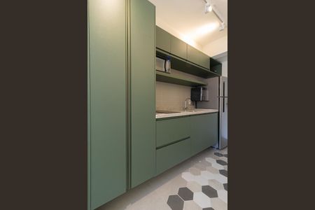 Studio para alugar com 26m², 1 quarto e sem vaga Studio para alugar com 26m², 1 quarto e sem vagaCozinha