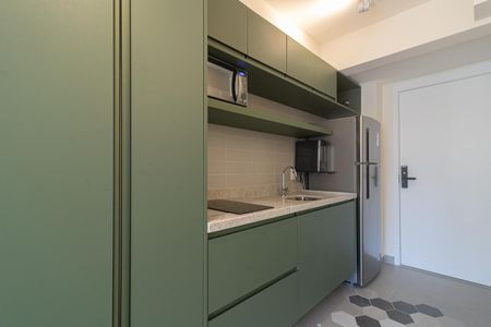 Studio para alugar com 26m², 1 quarto e sem vaga Studio para alugar com 26m², 1 quarto e sem vagaCozinha