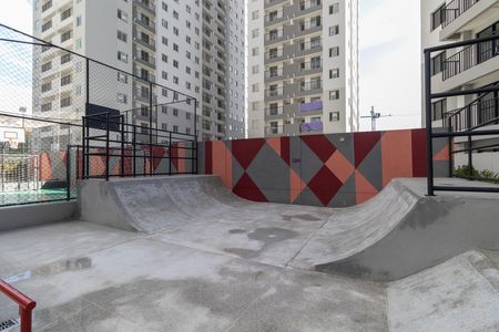 Área Comum - Pista de Skate de apartamento para alugar com 2 quartos, 36m² em Cidade Antônio Estêvão de Carvalho, São Paulo