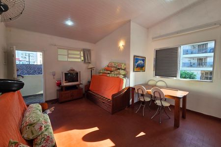 Sala de kitnet/studio para alugar com 1 quarto, 40m² em Vila Caiçara, Praia Grande