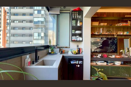 Cozinha de kitnet/studio à venda com 1 quarto, 31m² em Pinheiros, São Paulo