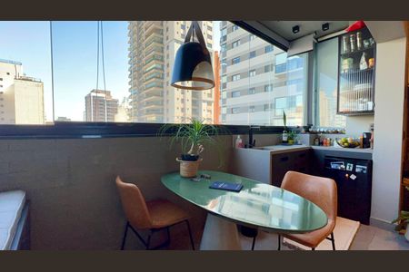 Varanda de kitnet/studio à venda com 1 quarto, 31m² em Pinheiros, São Paulo