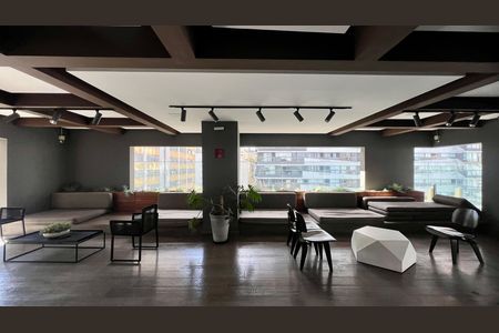 Área comum de kitnet/studio à venda com 1 quarto, 31m² em Pinheiros, São Paulo