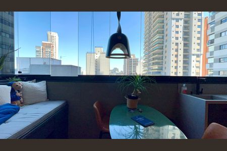 Varanda de kitnet/studio à venda com 1 quarto, 31m² em Pinheiros, São Paulo