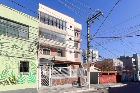 Fachada + plaquinha de apartamento para alugar com 2 quartos, 59m² em S Paula, São Caetano do Sul