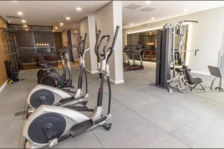Área comum - Academia de kitnet/studio à venda com 1 quarto, 27m² em Belenzinho, São Paulo