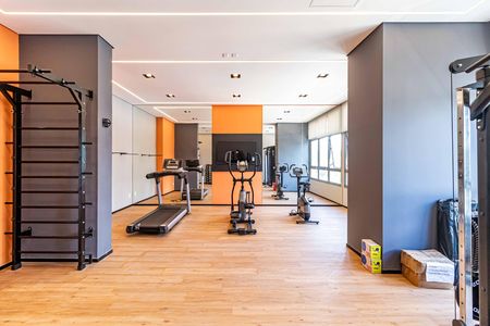Área comum - Academia de apartamento para alugar com 1 quarto, 28m² em Butantã, São Paulo