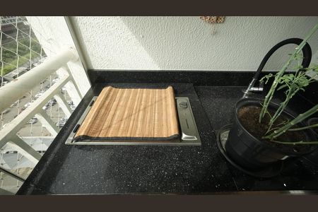 Varanda da Sala de apartamento à venda com 2 quartos, 73m² em Jardim, Santo André