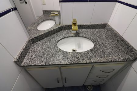 Quarto 1 - Suíte Banheiro  de apartamento à venda com 3 quartos, 97m² em Vila Euclides, São Bernardo do Campo
