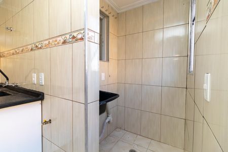 Área de Serviço de apartamento para alugar com 2 quartos, 45m² em Jardim Santo Andre, São Paulo