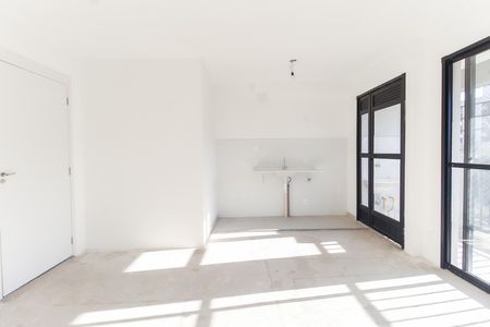 Sala - Cozinha de apartamento à venda com 2 quartos, 42m² em Vila Campanela, São Paulo