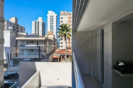Vista da Sacada de apartamento para alugar com 1 quarto, 48m² em Guilhermina, Praia Grande