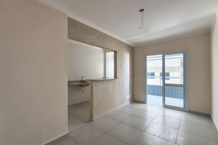 Sala de apartamento para alugar com 1 quarto, 48m² em Guilhermina, Praia Grande