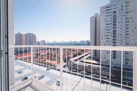 Varanda da Sala de apartamento para alugar com 2 quartos, 42m² em Parque Amazonia, Goiânia