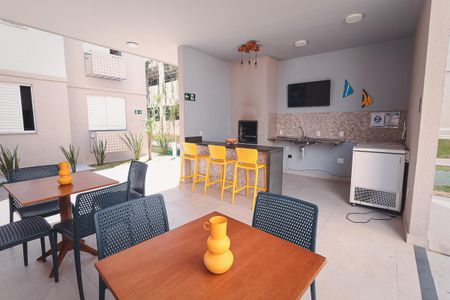 Área comum - Churrasqueira de apartamento para alugar com 2 quartos, 42m² em Parque Amazonia, Goiânia