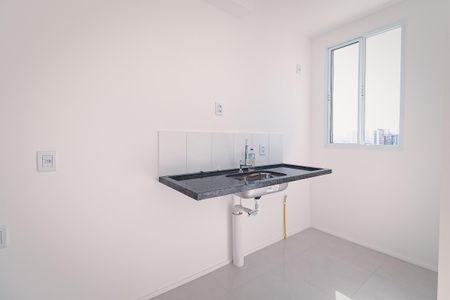 Cozinha de apartamento para alugar com 2 quartos, 42m² em Parque Amazonia, Goiânia