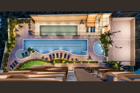 Área comum - Piscina de apartamento para alugar com 2 quartos, 48m² em Vila Osasco, Osasco
