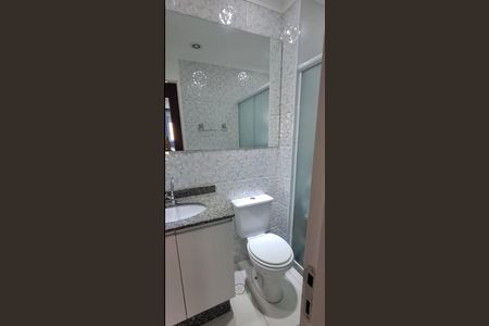 Banheiro de apartamento à venda com 2 quartos, 56m² em Planalto, São Bernardo do Campo