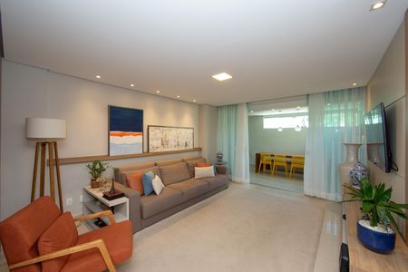 SALA de apartamento à venda com 4 quartos, 181m² em Buritis, Belo Horizonte