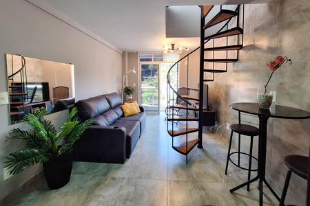 Sala de apartamento para alugar com 2 quartos, 90m² em Itacoatiara, Niterói