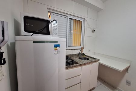 Detalhe da cozinha de kitnet/studio para alugar com 1 quarto, 15m² em Vila Sao Pedro, Santo André