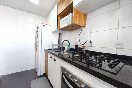 Cozinha de apartamento para alugar com 2 quartos, 47m² em Vila São Bernardo, Campinas