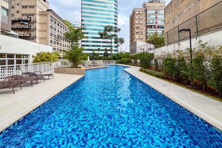 Apartamento para alugar com 40m², 1 quarto e 2 vagas Apartamento para alugar com 40m², 1 quarto e 2 vagaspiscina