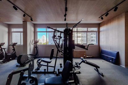 Área comum - Academia de apartamento para alugar com 1 quarto, 34m² em Tatuapé, São Paulo