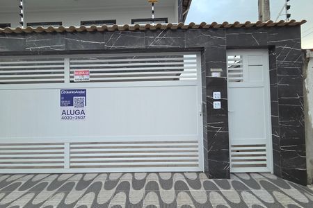 Fachada de casa de condomínio para alugar com 2 quartos, 56m² em Sítio do Campo, Praia Grande