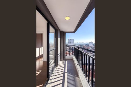 Varanda da Sala de apartamento para alugar com 2 quartos, 38m² em Chácara Tatuapé, São Paulo