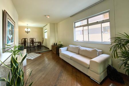 Sala de apartamento à venda com 4 quartos, 142m² em Carmo, Belo Horizonte