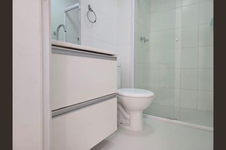 Banheiro da Suíte de apartamento para alugar com 2 quartos, 59m² em Picanço, Guarulhos
