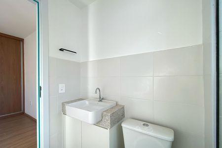 Banheiro da Suíte de apartamento para alugar com 2 quartos, 55m² em Estoril, Belo Horizonte