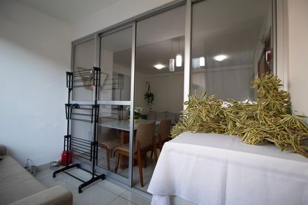 Varanda da Sala  de apartamento à venda com 3 quartos, 83m² em Jardim America, Belo Horizonte