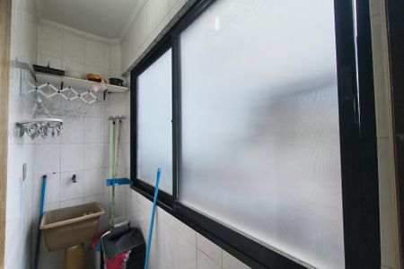Área de Serviço de apartamento para alugar com 1 quarto, 70m² em Nova Mirim, Praia Grande