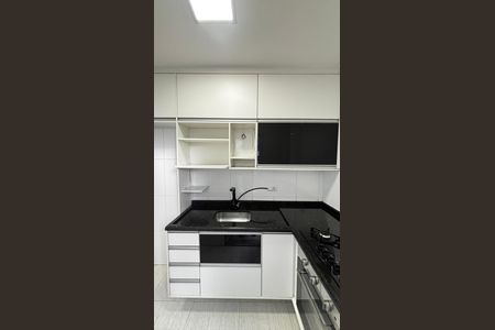 Cozinha de apartamento para alugar com 2 quartos, 50m² em Parque Capuava, Santo André