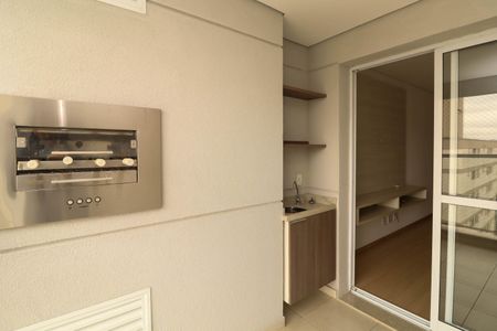 Varanda gourmet de apartamento à venda com 2 quartos, 60m² em Real Parque, São Paulo