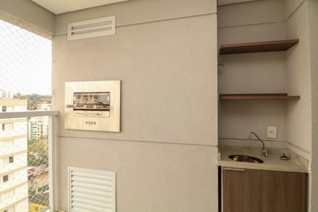 Varanda gourmet de apartamento à venda com 2 quartos, 60m² em Real Parque, São Paulo